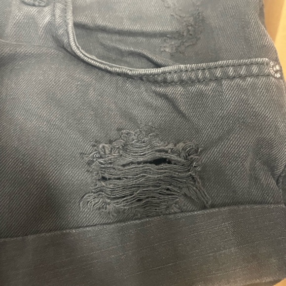 Amuse Society Crossroads Button Fly Cuffed Distressed Shorts 26 - Picture 4 of 8